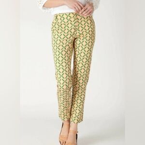 Anthropologie Charlotte Taylor Grasshopper Cotton Cropped Pant NWT